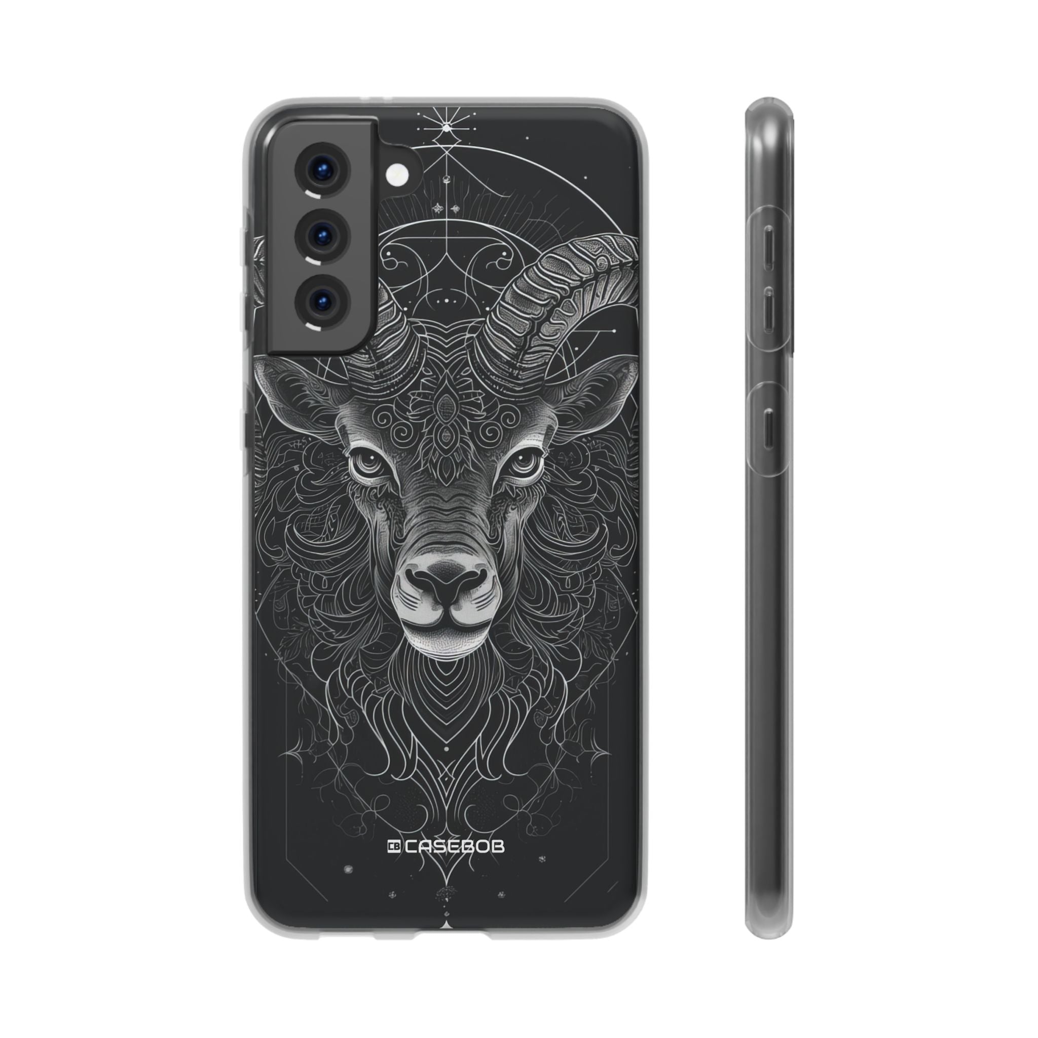 Mystic Ram Mandala | Flexible Phone Case for Samsung Galaxy