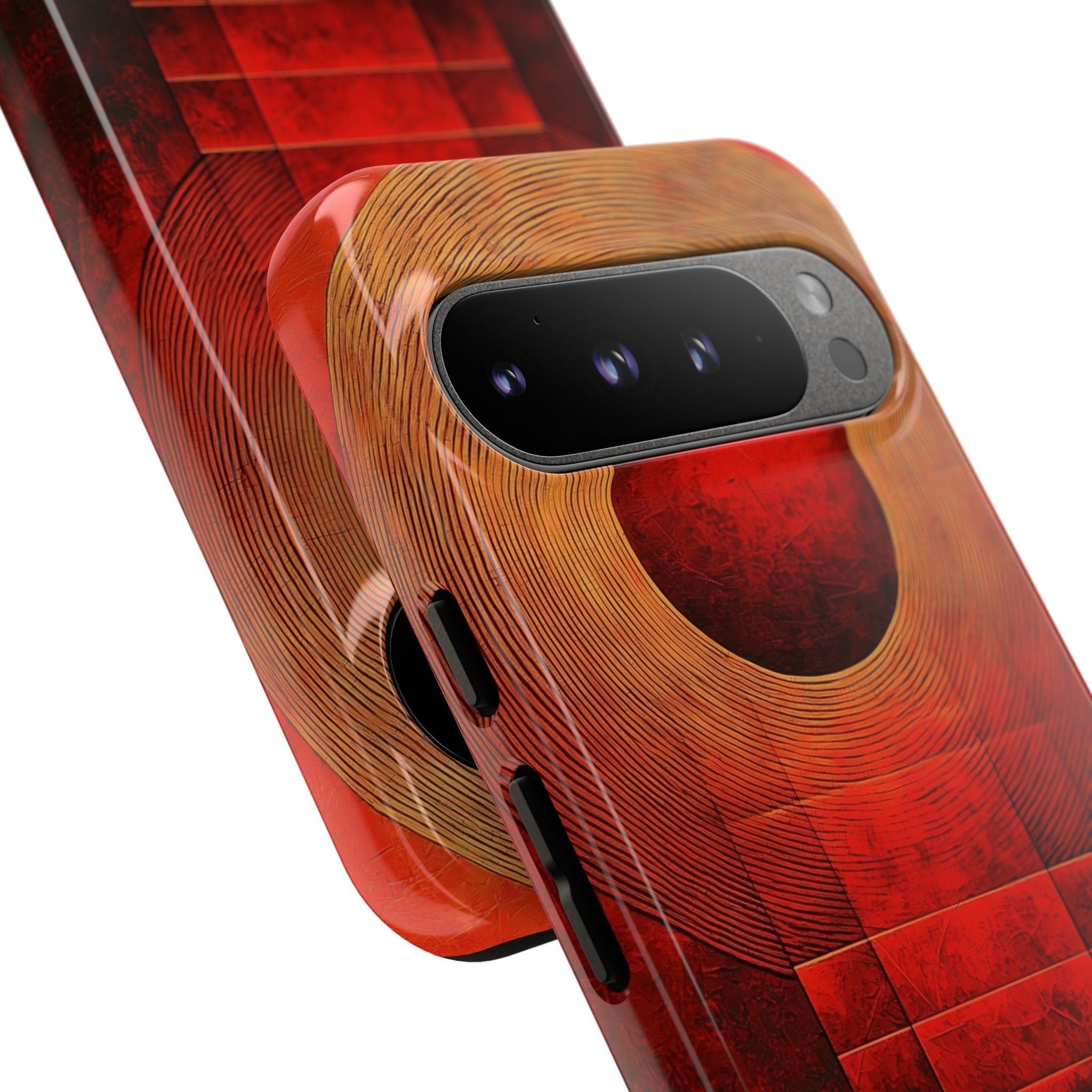 Crimson Orbit Google Pixel 9 Pro XL Case - Tough