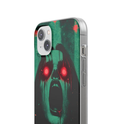 Haunting Glow of Gothic Eyes iPhone 14 - Flexi Phone Case