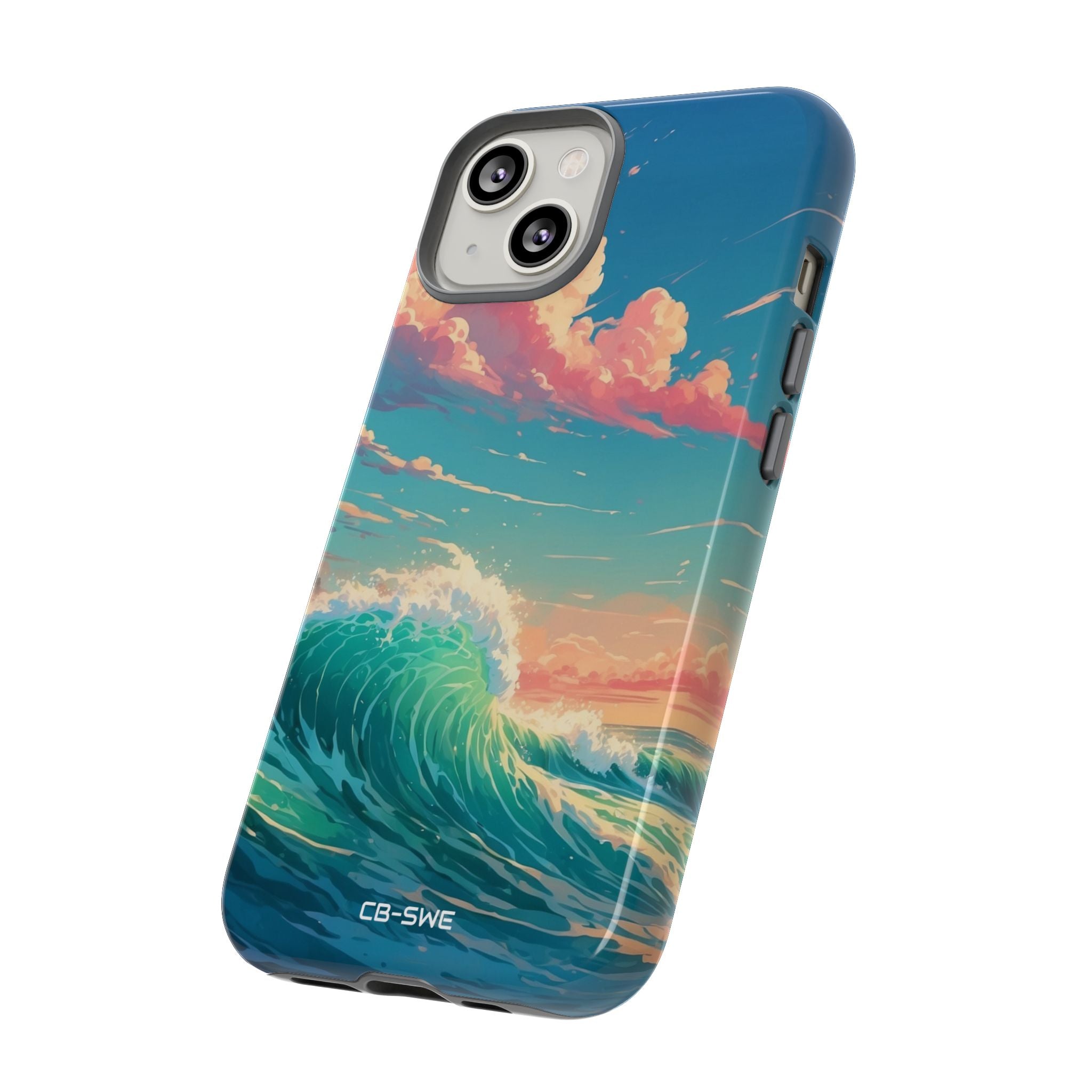 Waves Embrace Sunlight - iPhone Case