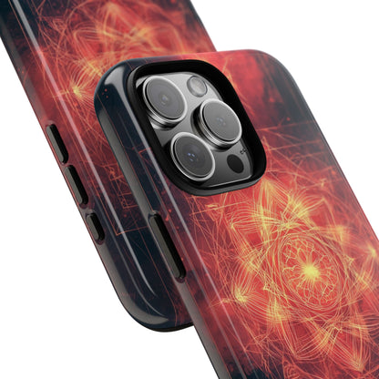 Radiant Mandala iPhone 16 Pro Max Case - Tough