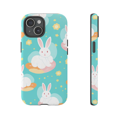 Bunnies Float Dreamily - iPhone Case
