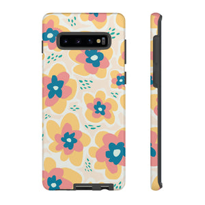 Yellow Happy Flower - Protective Phone Case