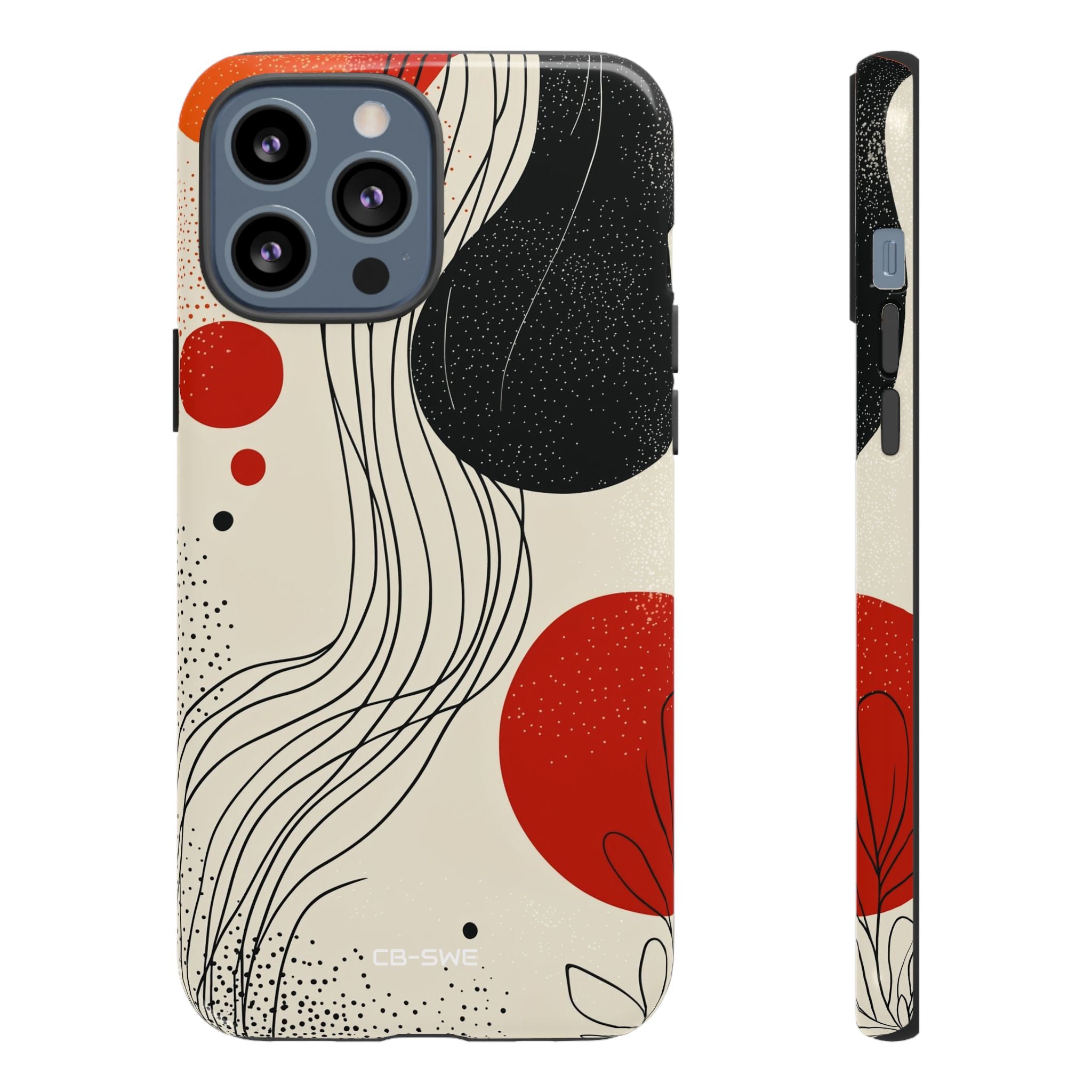 Waves Embrace Flora - iPhone Case