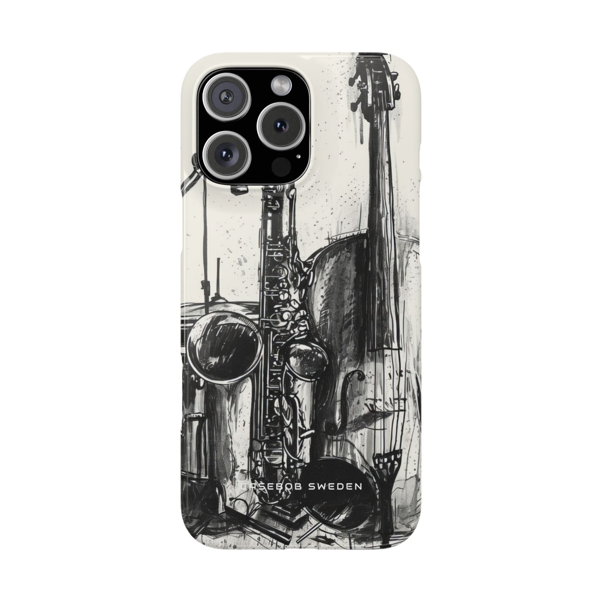 Jazz Instrument Line Symphony iPhone 16 - Slim Phone Case