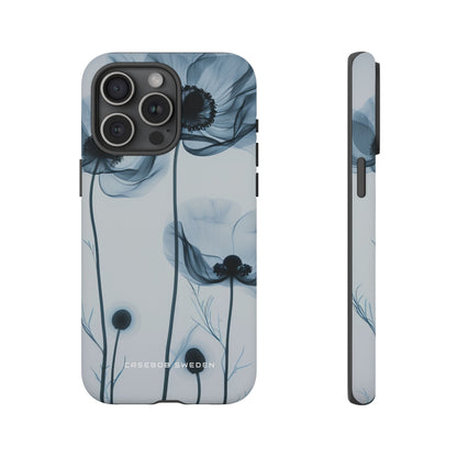 Ethereal X-Ray Flowers iPhone 15 - Tough Phone Case