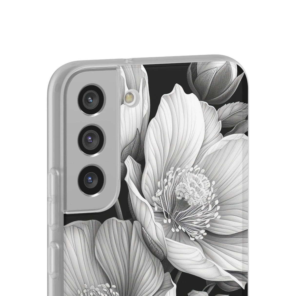 Botanische Eleganz | Flexible Handyhülle für Samsung Galaxy