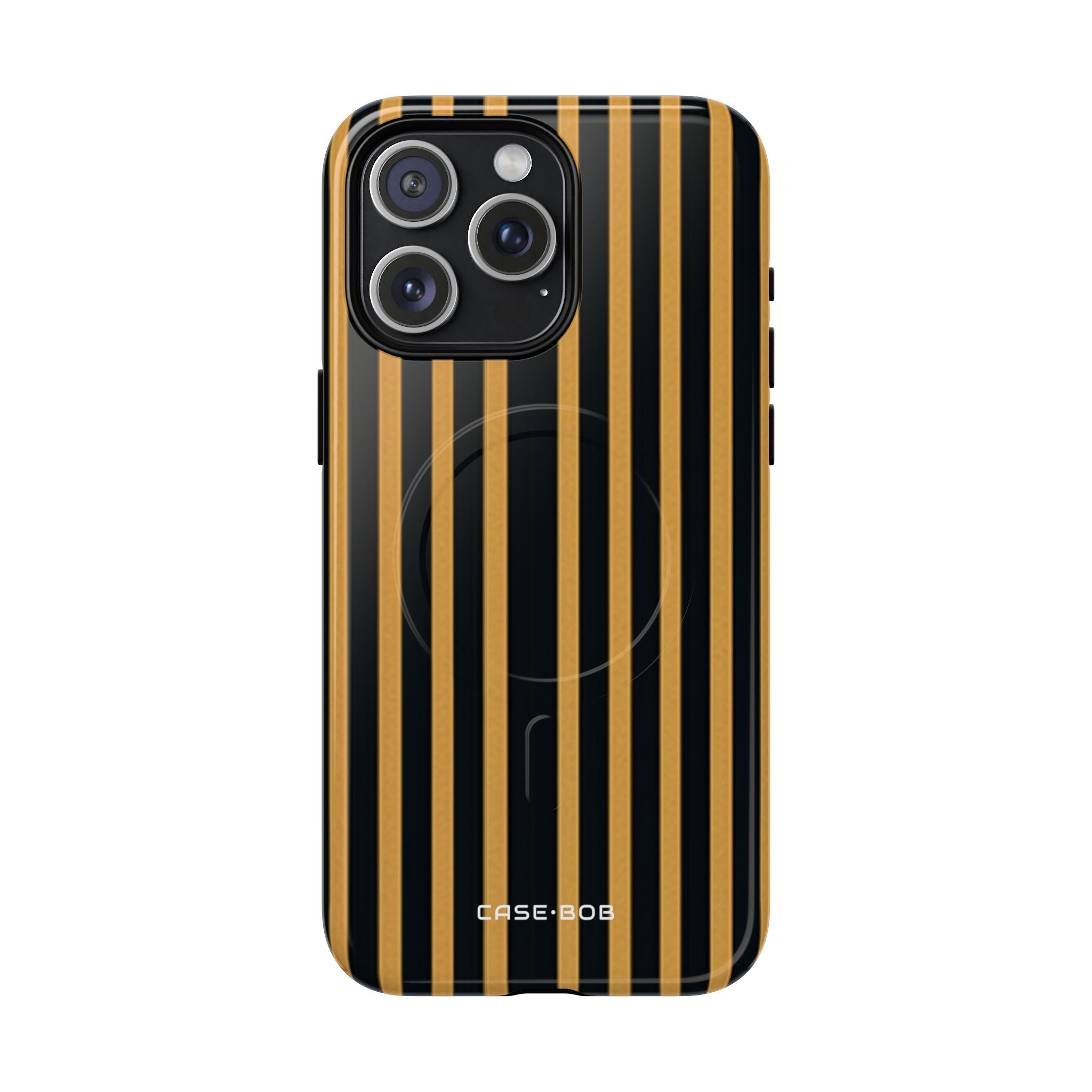 Golden Stripes iPhone 15 Pro Max Case - Tough+