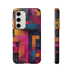 Electric Geometric Vibes - Protective Phone Case