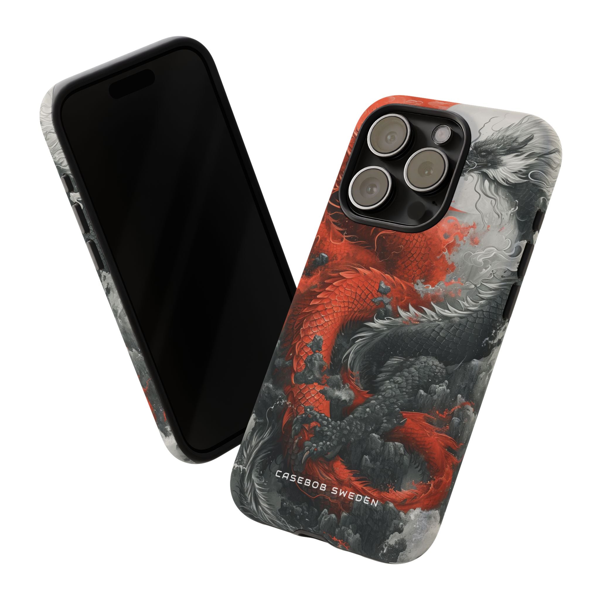 Zen Dragon Harmony iPhone 15 - Robuste Handyhülle