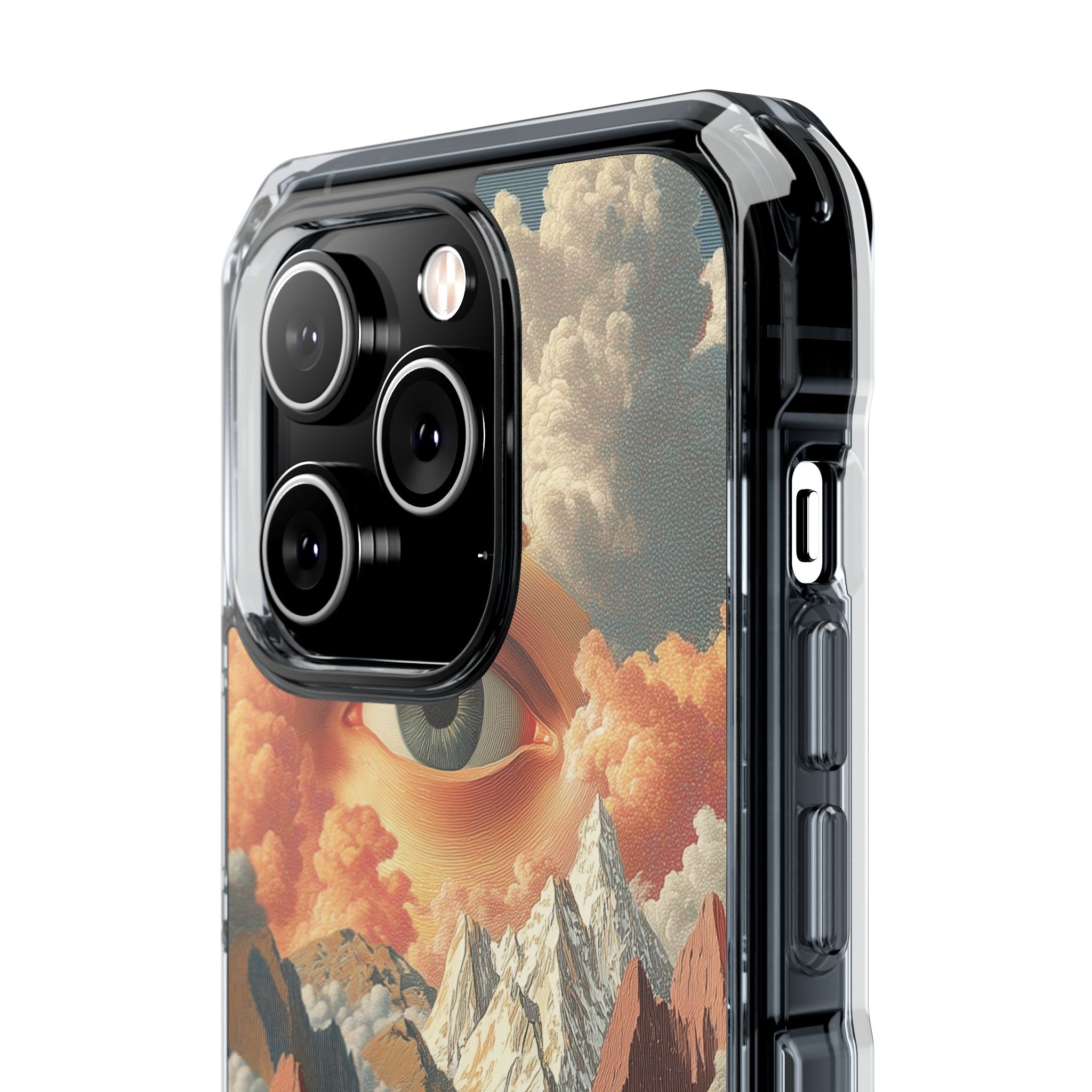 Eye Reflects Mountains iPhone Case - Impact