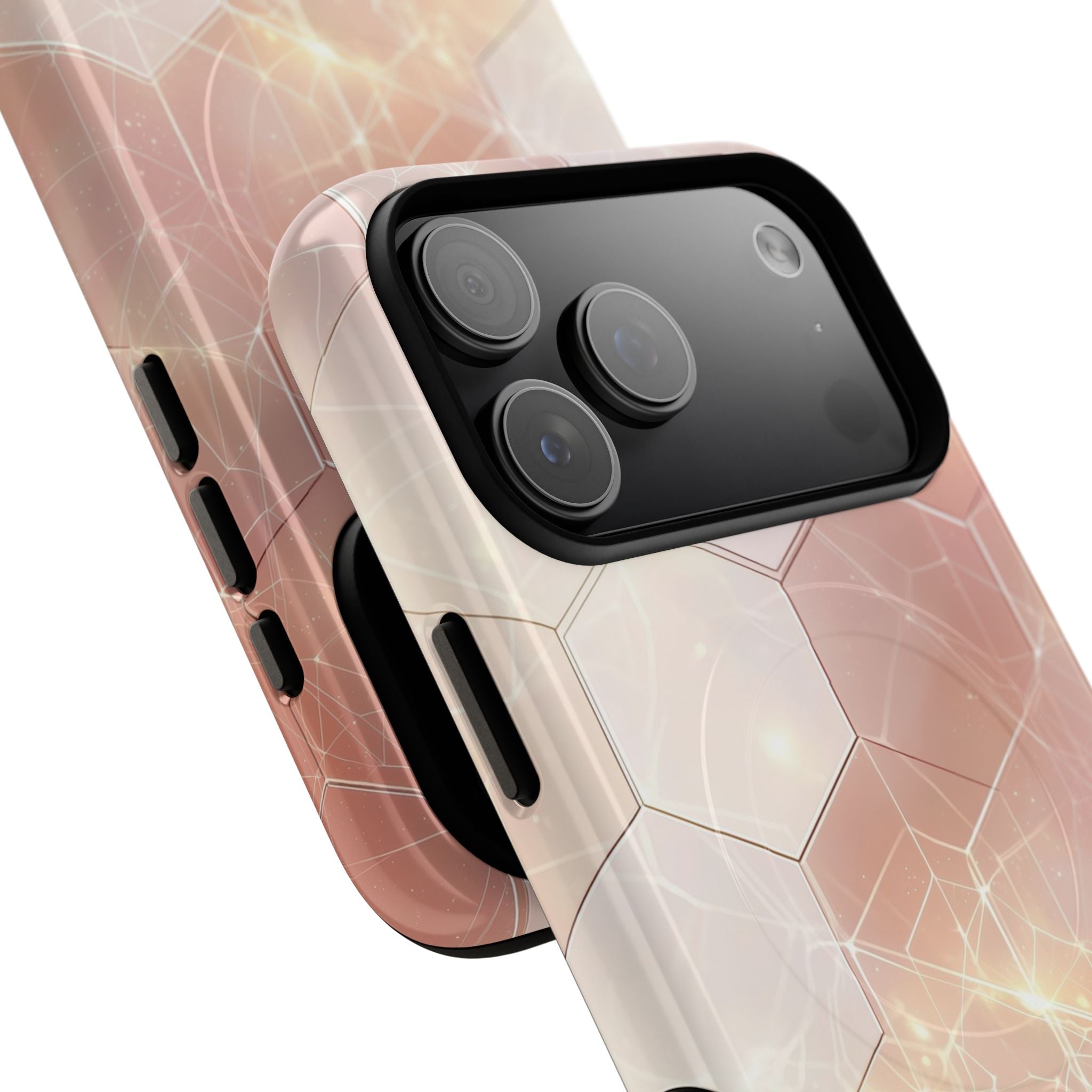 Honeycomb Glow iPhone 17 Pro Max Case - Tough+