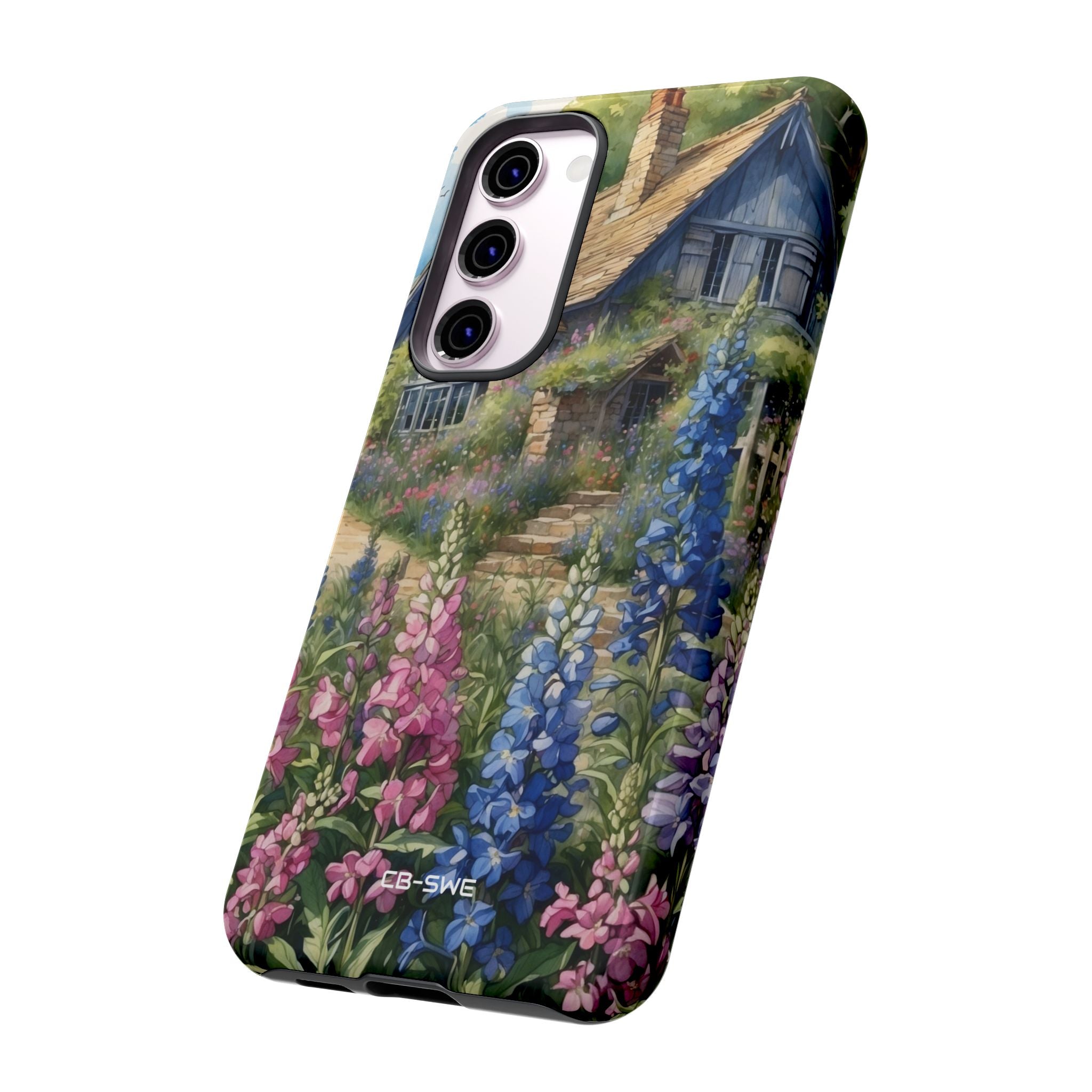 Cottage Surrounded Blossoms - Samsung Case