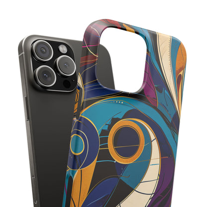 Vintage Vortex Harmony iPhone 16 - Slim Phone Case