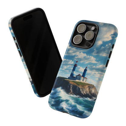 Lighthouse Guards Waves - iPhone Case