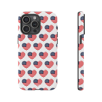 Hearts Embrace Freedom - iPhone Case
