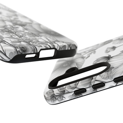 Vintage Floral Etching Samsung S24 - Tough