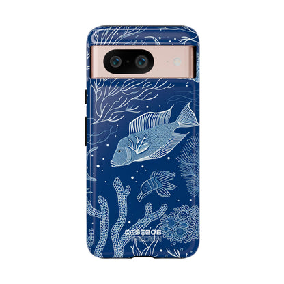 Blue Coral Garden Google Pixel 8 - Tough