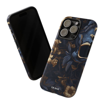 Gothic Floral Skull - iPhone Case