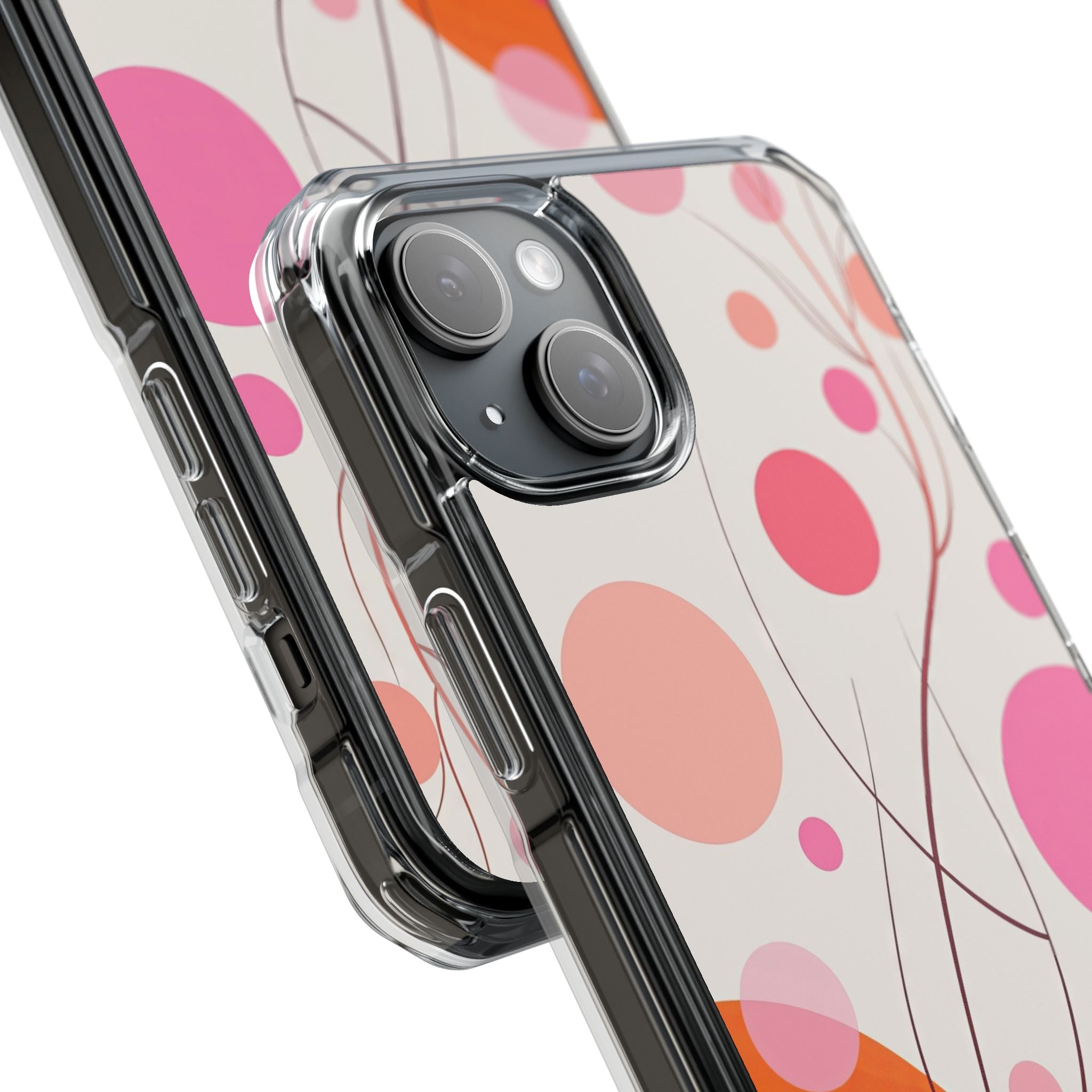 Circles Embrace Lines iPhone Case - Impact