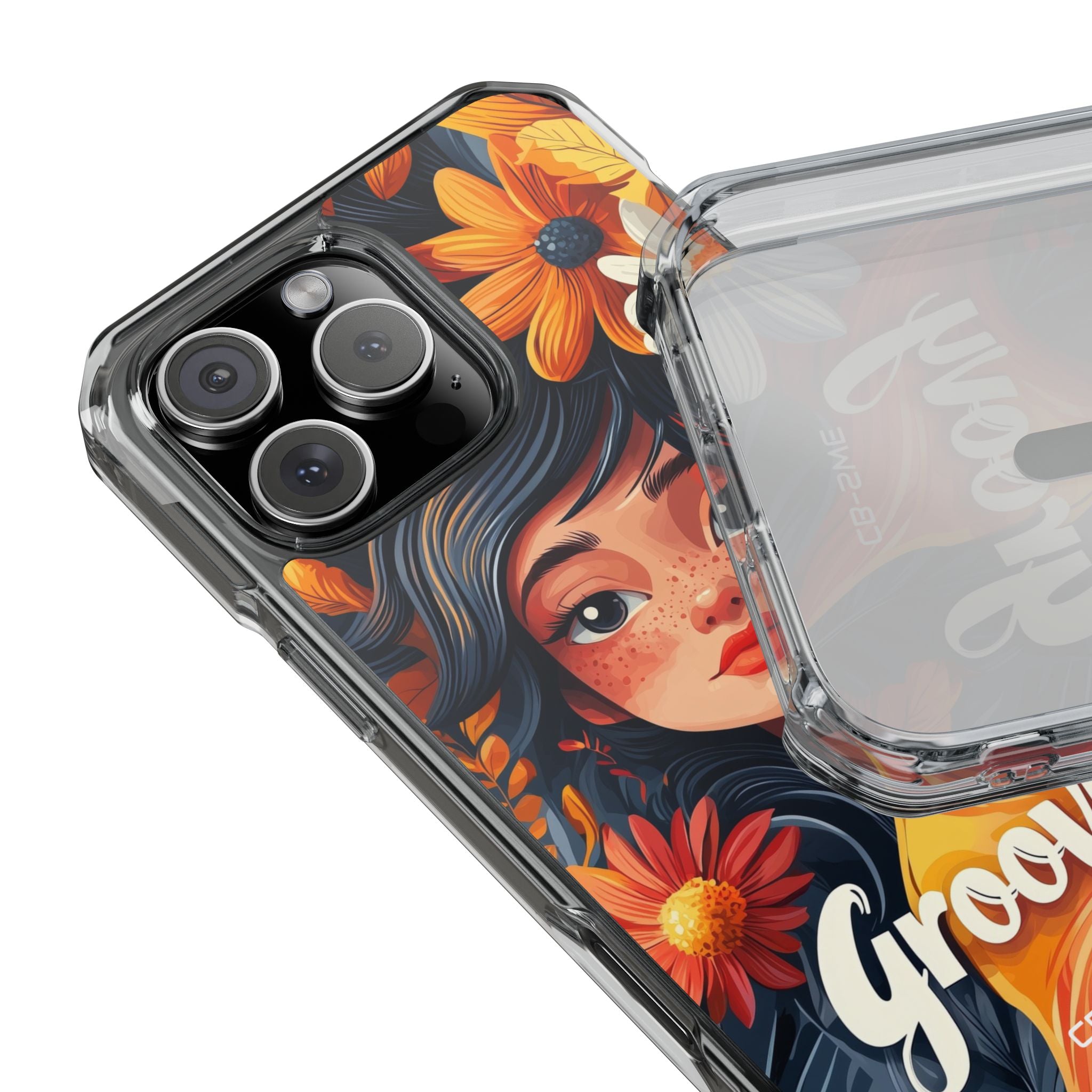 Floral Girl Smiles iPhone Case - Impact