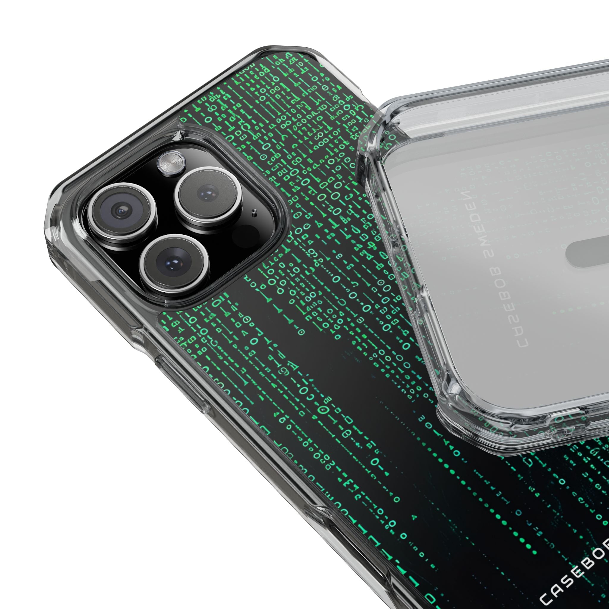 Matrix Gradient Flow iPhone 16 - Clear Impact Phone Case