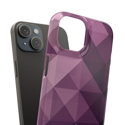 Gradient Purple Mosaic iPhone 15 - Slim Phone Case