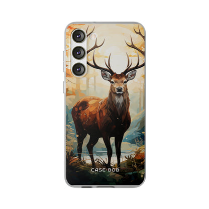 Glowing Stag Samsung S23 Plus Case - Soft