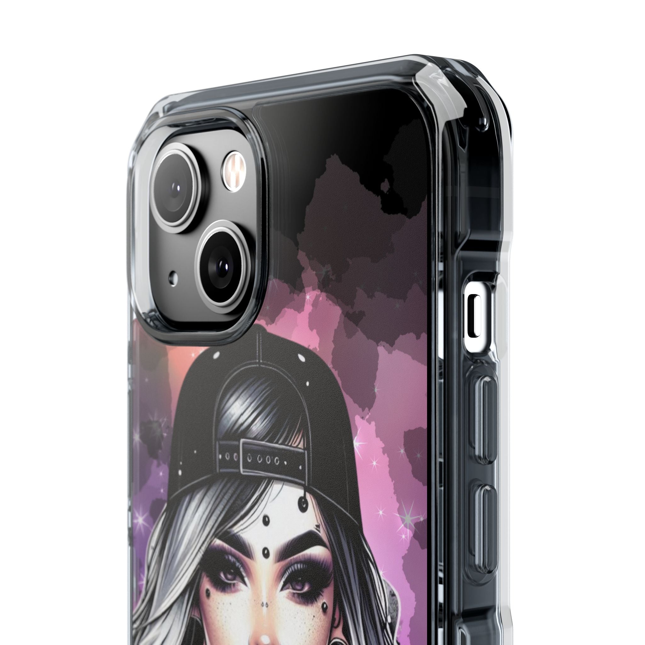 Silver Sip Nebula iPhone 14 Case - Impact