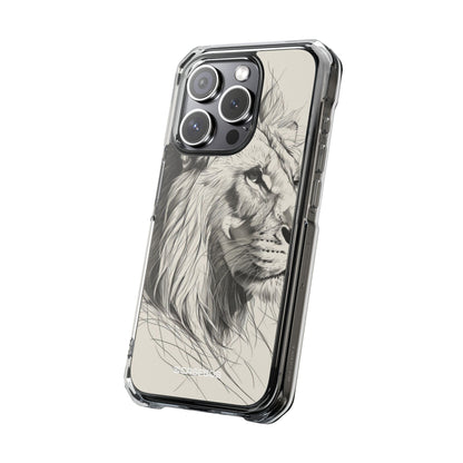 Majestic Linework Lion - Phone Case for iPhone