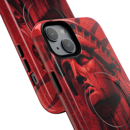 Zen Red Liberty Vision iPhone 14 | Tough+ Phone Case