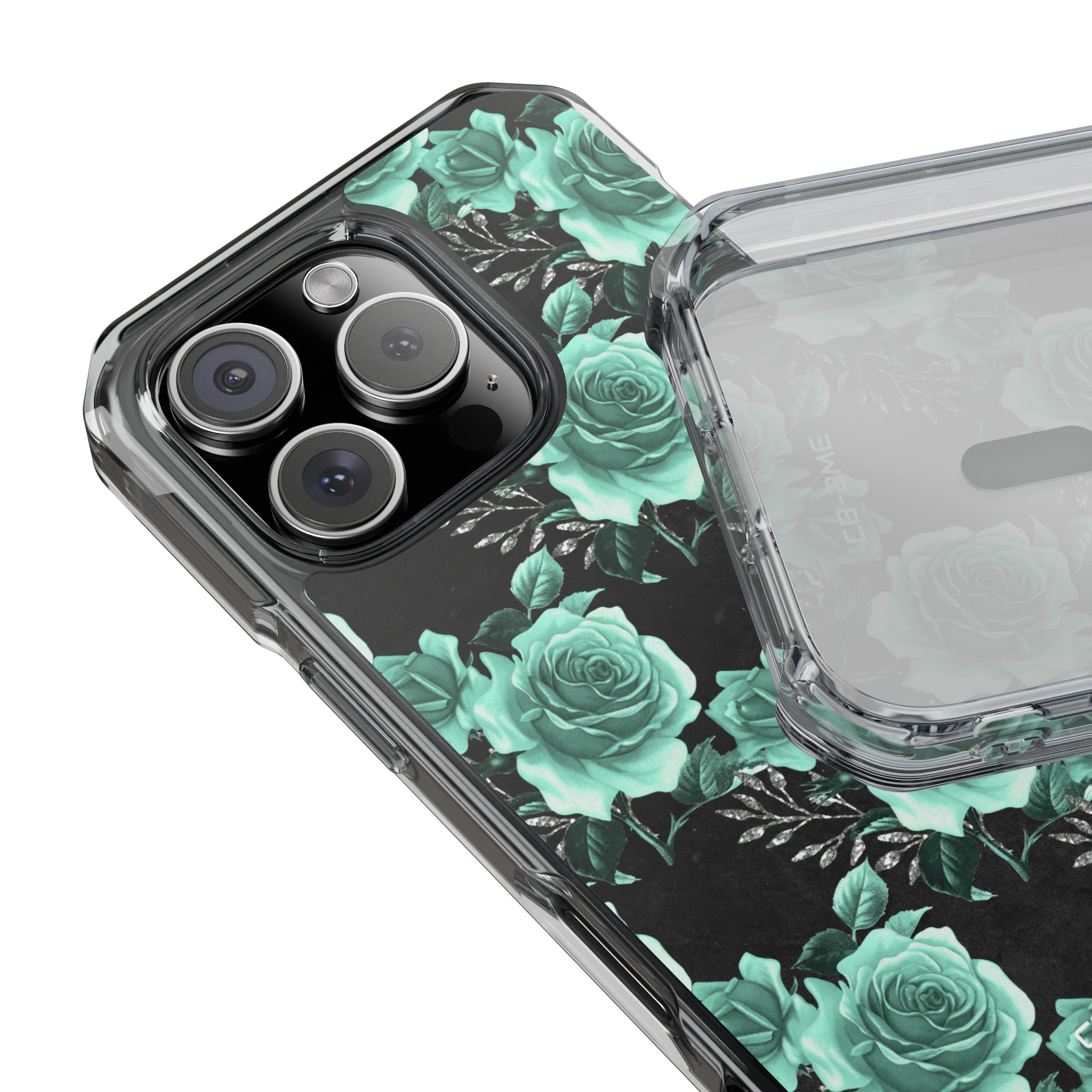Turquoise Rose Symphony iPhone Case - Impact