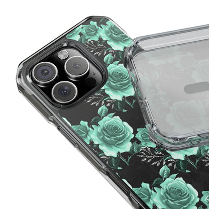 Turquoise Rose Symphony iPhone Case - Impact