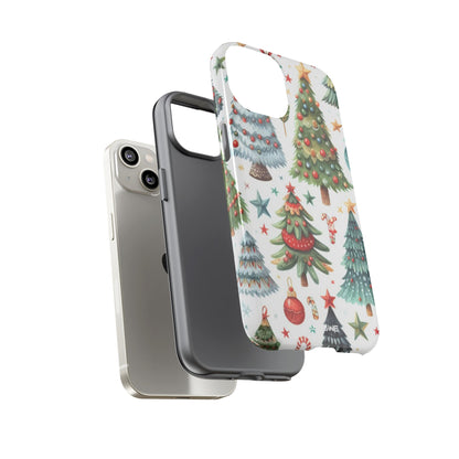 Whimsical Trees Sparkle - iPhone Case