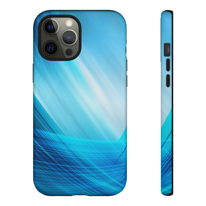 Abstract Blue - Protective Phone Case