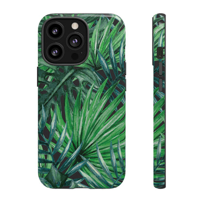 Watercolor Tropical Palm - Protective Phone Case