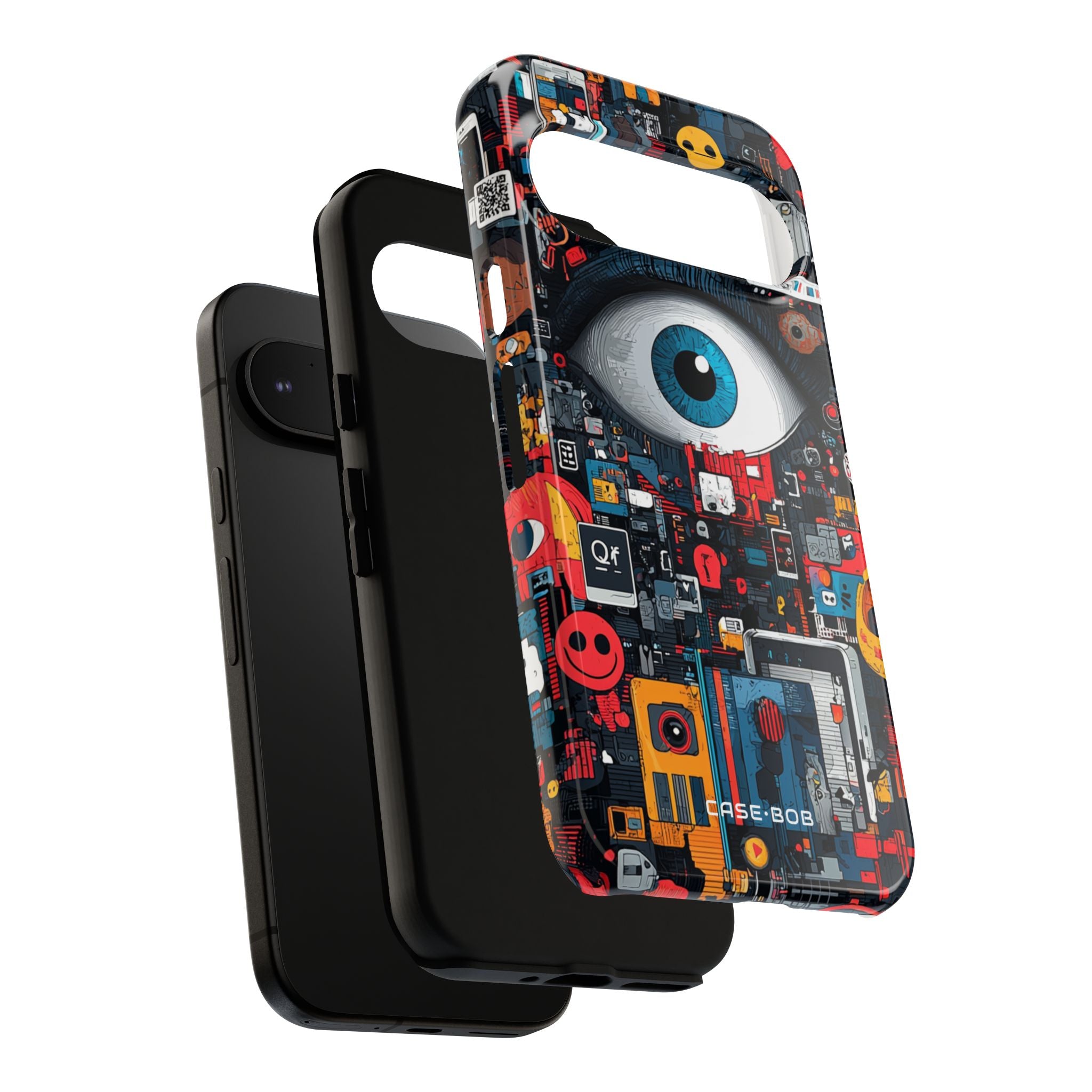 Digital Eye Blue Google Pixel 9 Case - Tough
