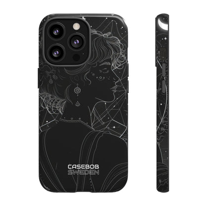 Celestial Bloom Silhouette iPhone 13 - Tough