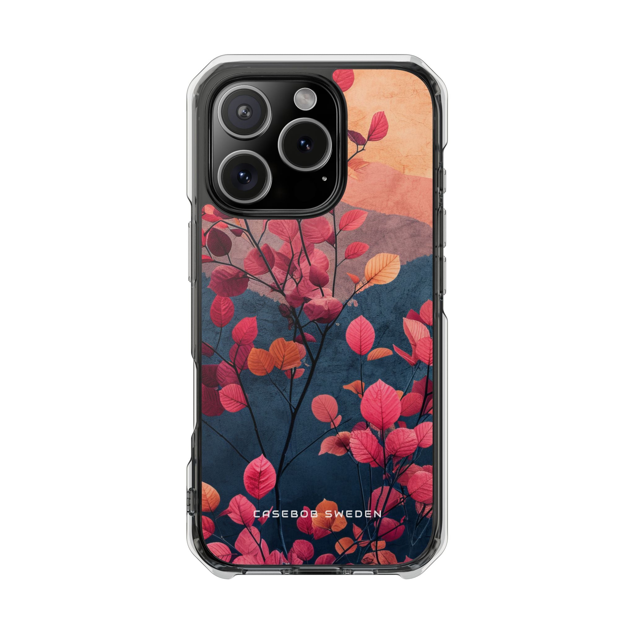 Vibrant Floral Harmony iPhone 16 - Transparente, stoßfeste Handyhülle