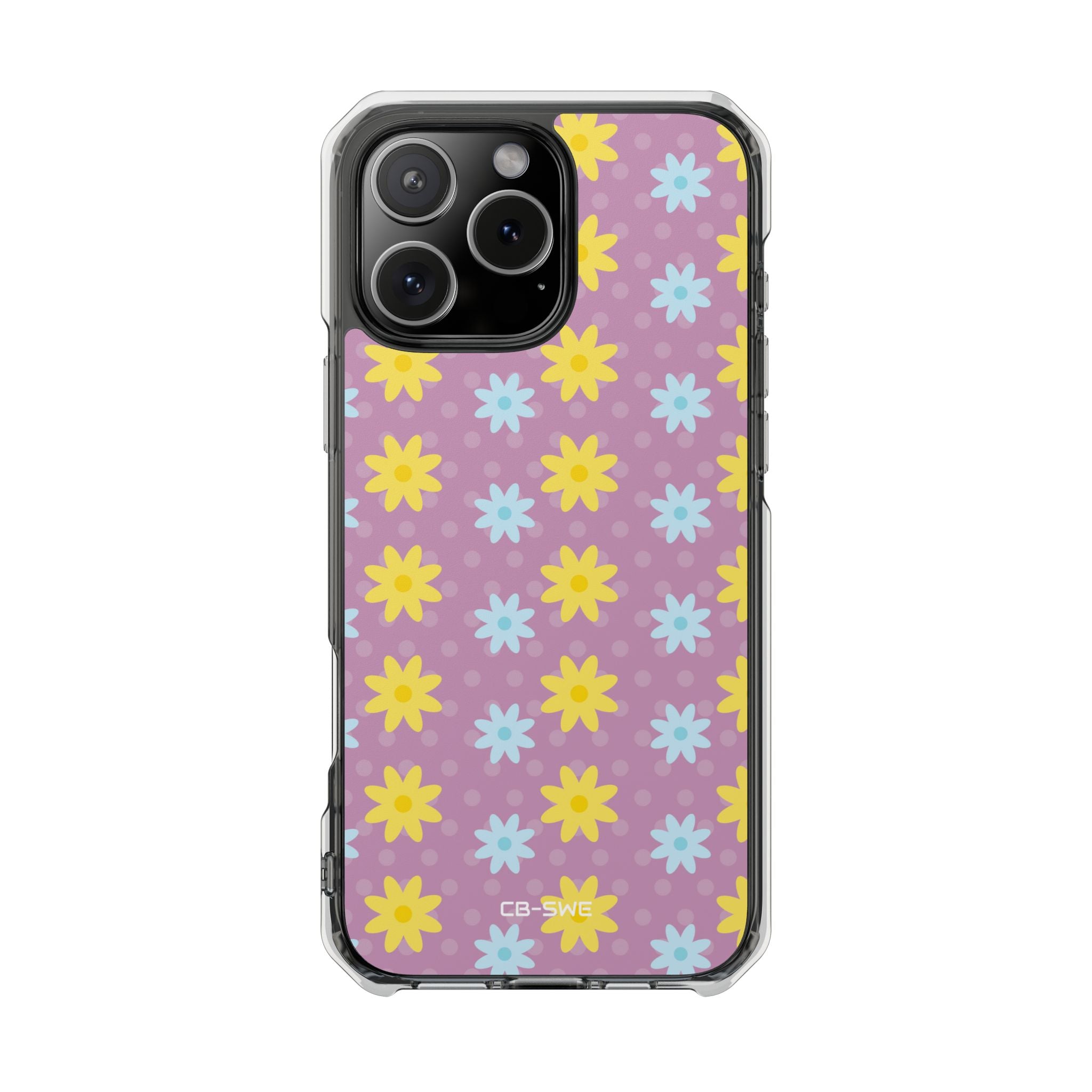 Flower Dots Dance iPhone Case - Impact