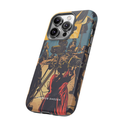 Golden Era Cinematic Spotlight iPhone 14 - Tough Phone Case