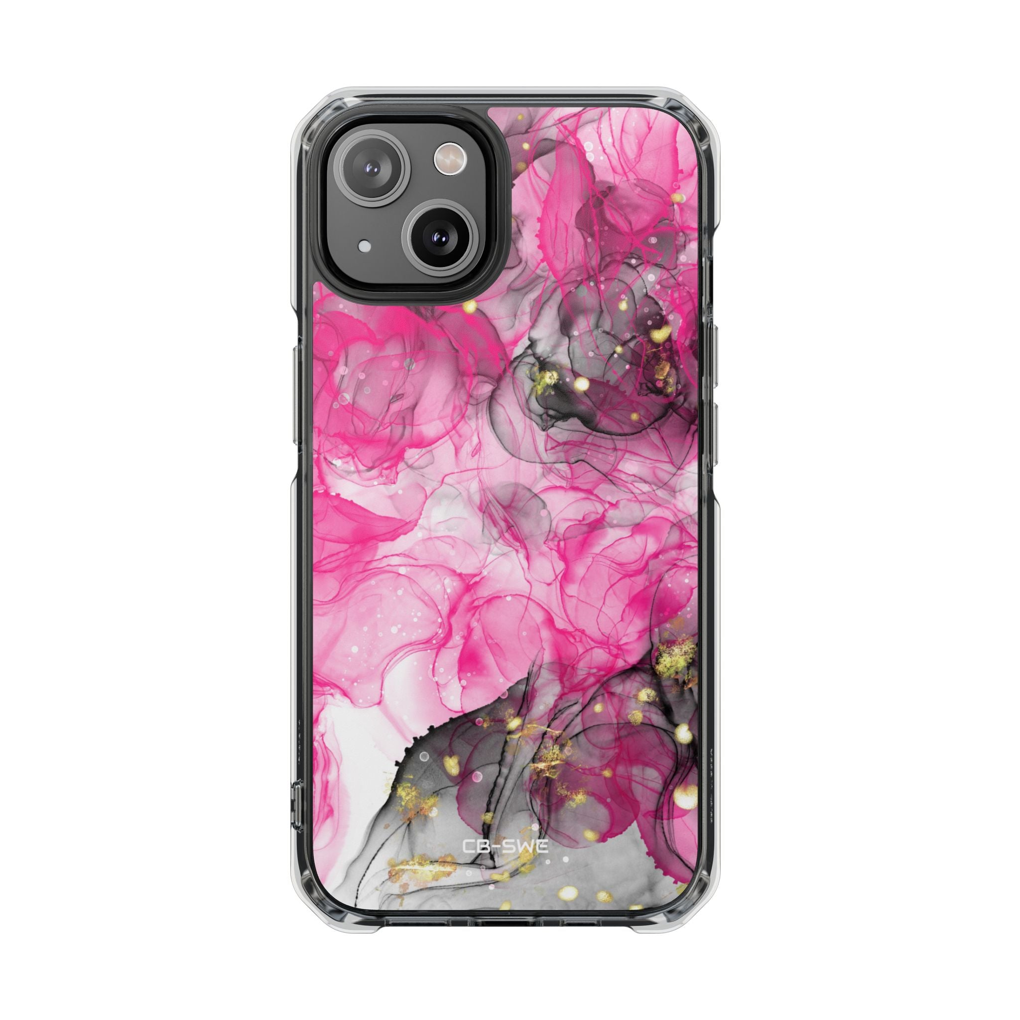 Vibrant Pink Swirls iPhone Case - Impact