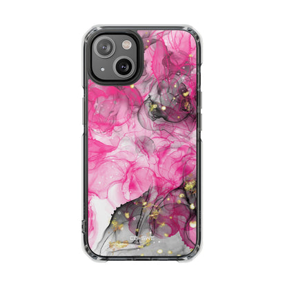 Vibrant Pink Swirls iPhone Case - Impact