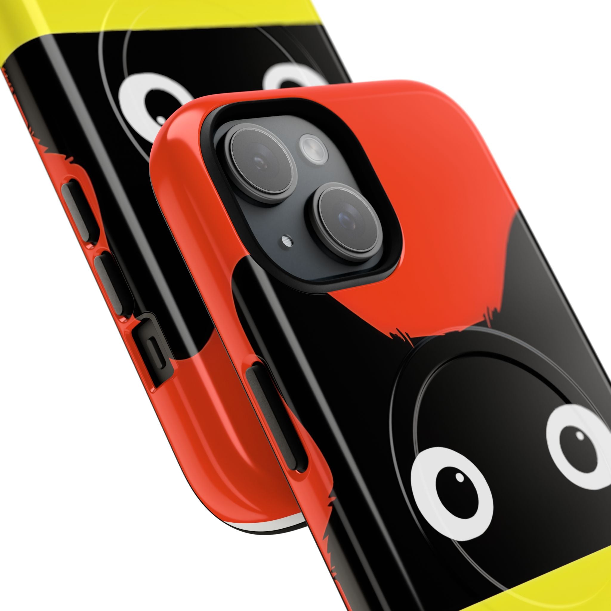 Peekaboo Cat Crimson iPhone 15 Case - Tough+