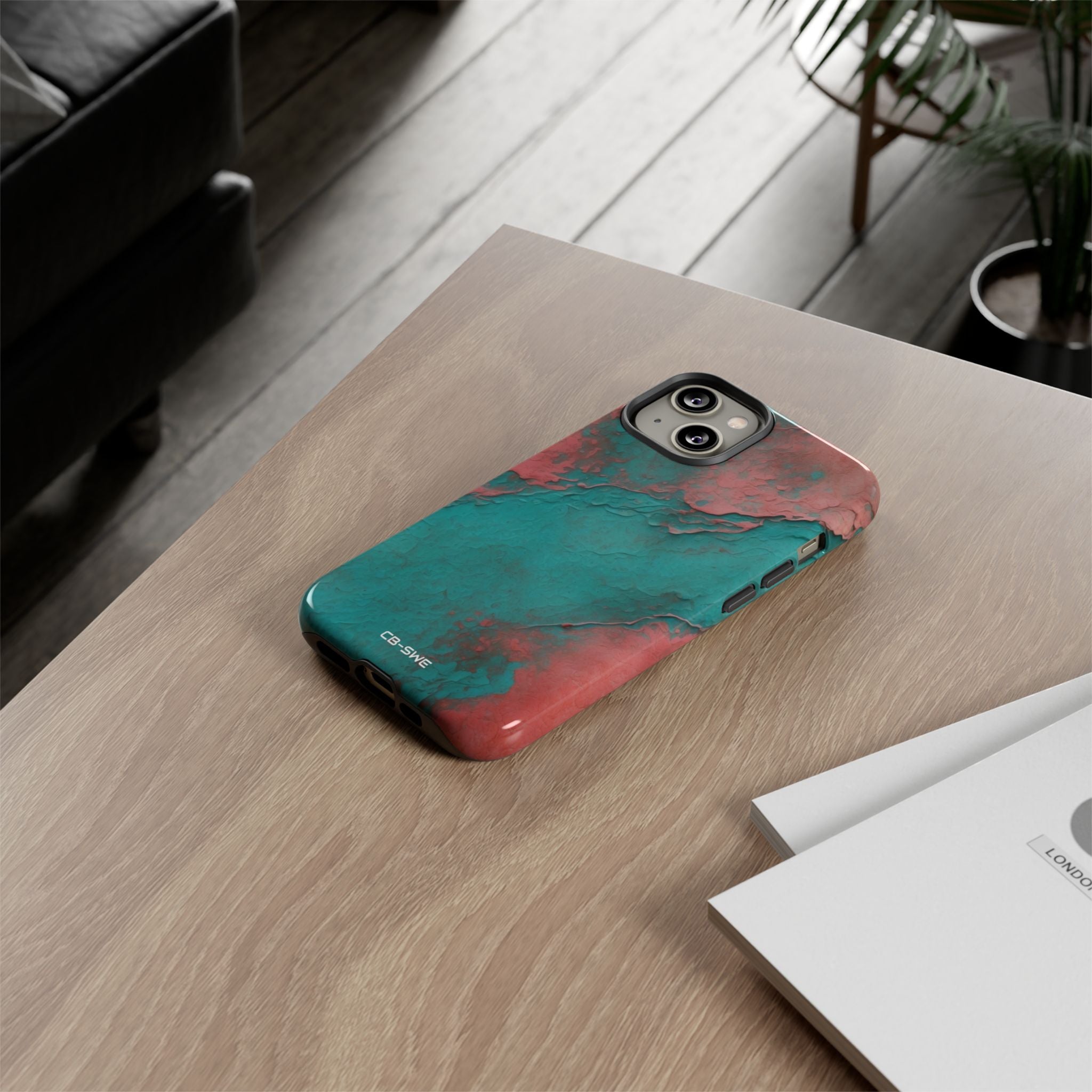 Turbulent Coral Flow - iPhone Case