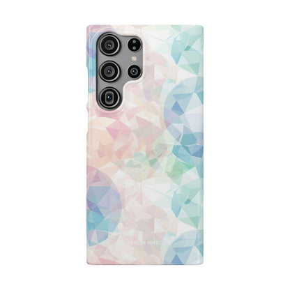 Pastel Geometry Background - Slim Samsung S23 Phone Case