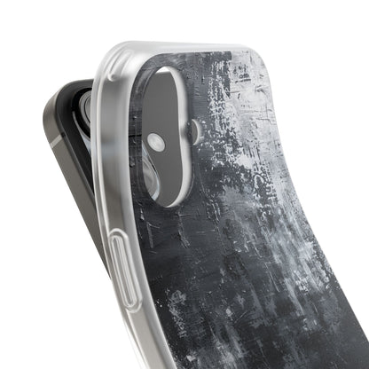 Textured Blackscape iPhone 16 Case - Soft