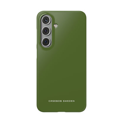 Dark Olive Green Samsung S24 - Slim Phone Case