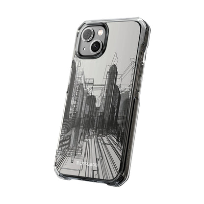 Urban Wireframe - Phone Case for iPhone