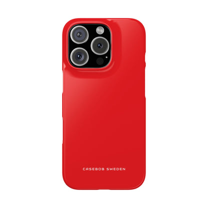 Red iPhone 16 - Slim Phone Case